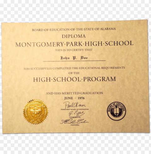ed certificate template buy a fake high school diploma - high school ged certificate Isolated Item on Clear Transparent PNG