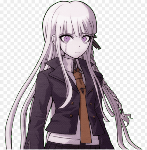 edit crying kyoko - danganronpa kirigiri sprites PNG Isolated Illustration with Clarity