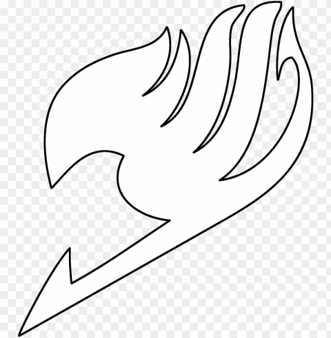 edolas fairy tail symbol - fairy tail logo white PNG Illustration Isolated on Transparent Backdrop
