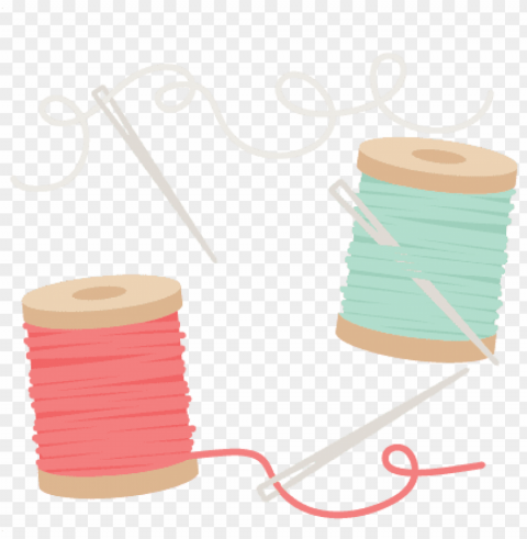 eedles and thread svg scrapbook cut file cute clipart - needle and thread HighQuality Transparent PNG Object Isolation