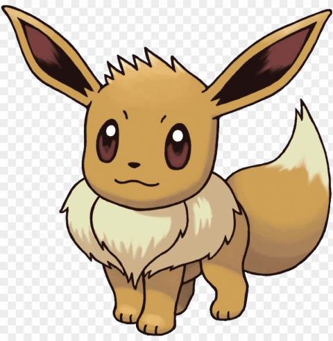 eevee pokemon - drawings of pokemon eevee PNG Image with Transparent Isolated Graphic Element