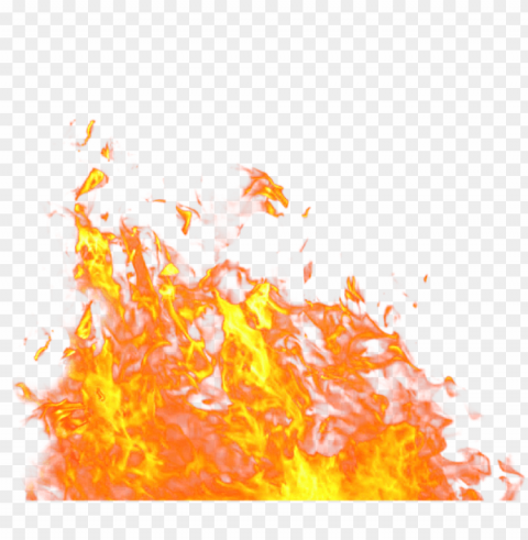 efectos de fuego Isolated PNG on Transparent Background