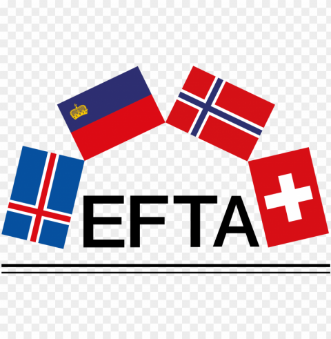 efta logo no outline with lines 01 - european free trade associatio Isolated Object with Transparent Background in PNG