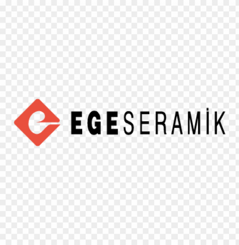 ege seramik logo vector free Transparent PNG Illustration with Isolation