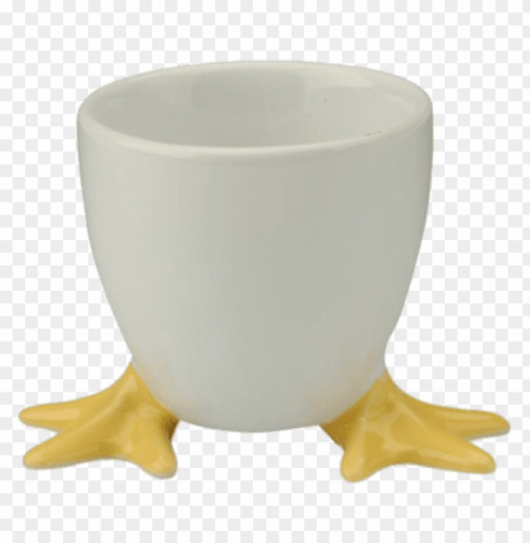 egg cup with chicken feet Isolated Subject in Clear Transparent PNG