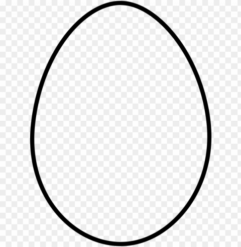 egg shape - easter PNG clipart with transparent background