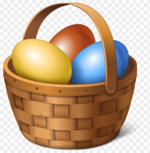eggs in a basket HighQuality PNG Isolated on Transparent Background