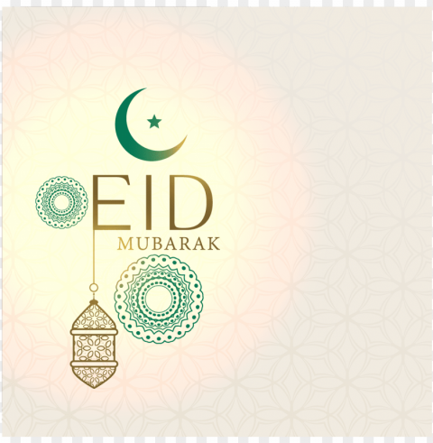 Eid Mubarak - Eid Al-fitr ClearCut Background Isolated PNG Graphic Element