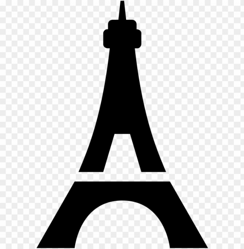 eiffel tower icon - torre eiffel Transparent PNG Isolated Graphic Detail