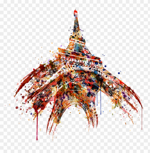 eiffel tower watercolor by marian voicu - watercolor paris eiffel tower Clear PNG graphics