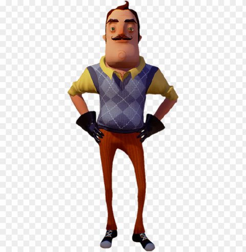 eighbormodel - hello neighbor neighbor Isolated Character in Clear Background PNG