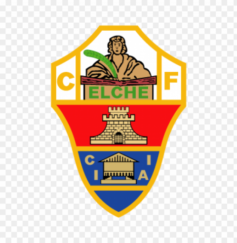 elche cf vector logo Isolated Graphic with Clear Background PNG