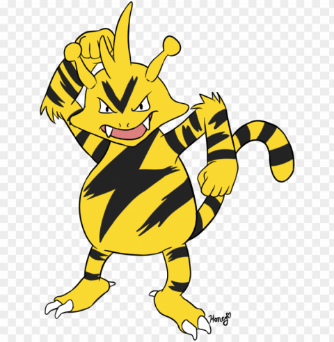 electabuzz - electabuzz transparent Isolated Artwork in HighResolution PNG