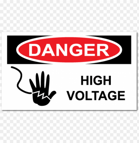 electrical safety sign board Clean Background Isolated PNG Object