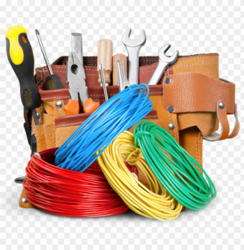 electrical wires - electrical tools Isolated Design Element on PNG