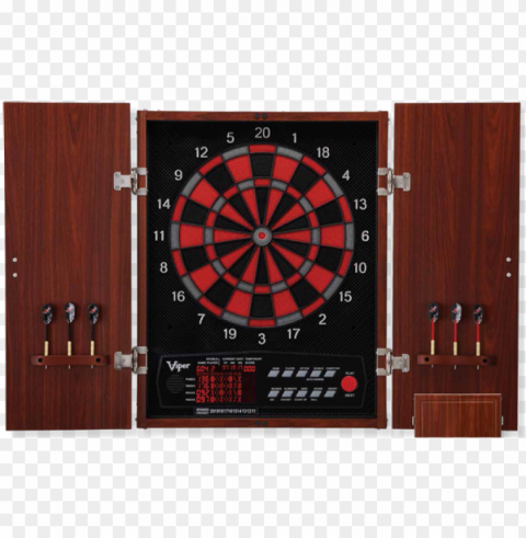 electronic 42-1023 - viper neptune electronic soft tip dartboard with cabinet PNG pictures with no background required