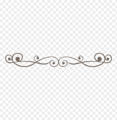 Elegant Lines Isolated Item On Transparent PNG Format