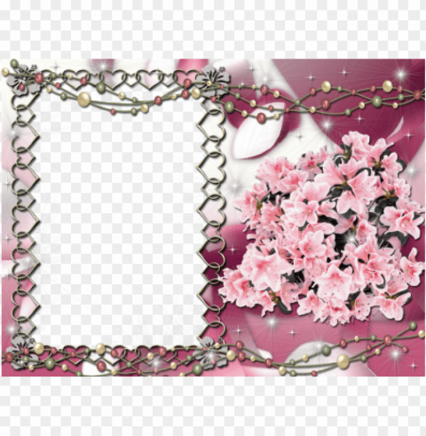 elegant photo frames free download adobe photoshop - flower frame PNG Graphic Isolated on Clear Background