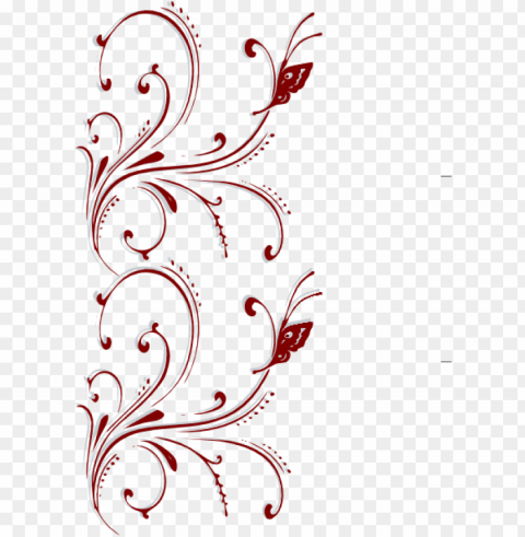 elegant scroll border - write here notebooks butterfly notebookjournaldiary PNG with alpha channel