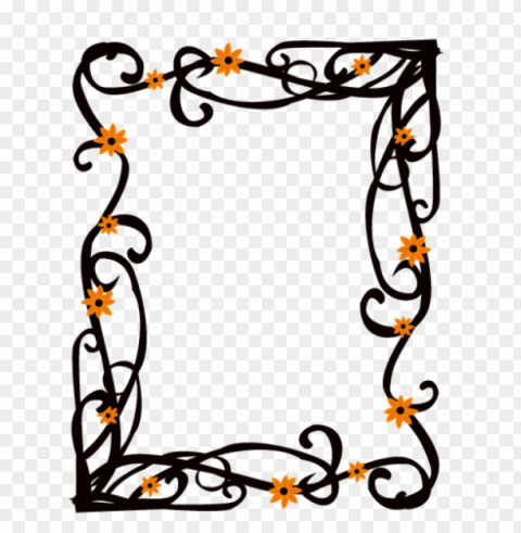 elegant frames Isolated Subject with Clear Transparent PNG