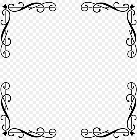 elegant frames Isolated Subject with Transparent PNG