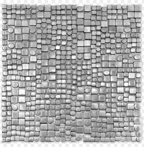 element aluminium fractal silver - soli tile & stone element 12 x 12 fractal silver Isolated Artwork on Transparent PNG