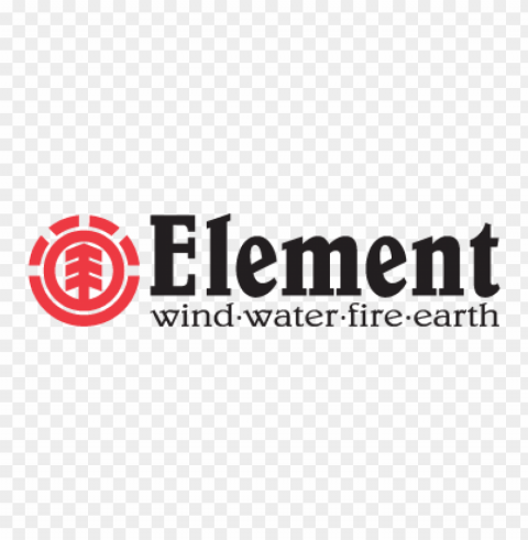 element wind-water-fire-earth logo vector Alpha channel transparent PNG