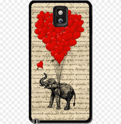 elephant and heart samsung galaxy j7 case Free PNG download