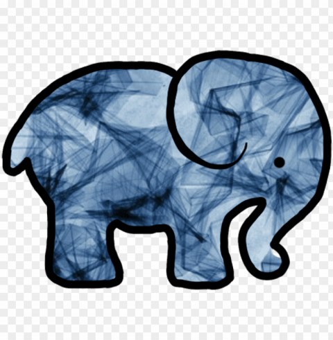 elephant blue smoke eye black sticker tumblr - blue stickers High-resolution transparent PNG images