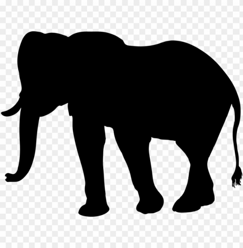elephant silhouette Transparent PNG graphics bulk assortment
