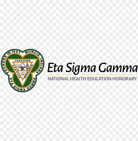 eleven coastal carolina university students were inducted - eta sigma gamma logo PNG for business use