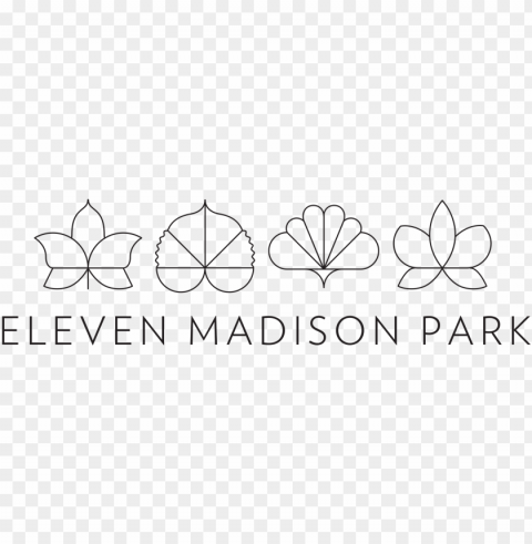 eleven madison park is a fine dining restaurant located - 11 madison park logo Isolated Character on HighResolution PNG
