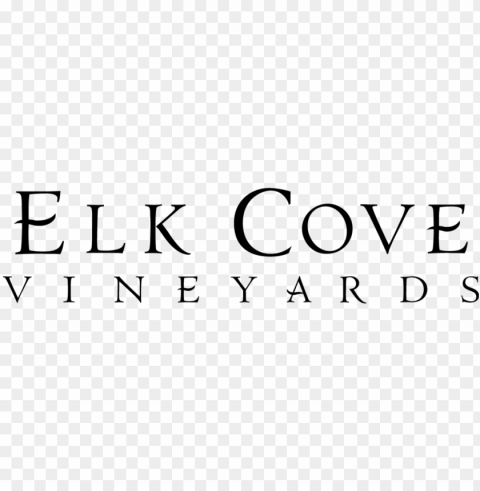 elk cove logo black1 - elk cove pinot noir five mountain 2014 PNG with no background diverse variety
