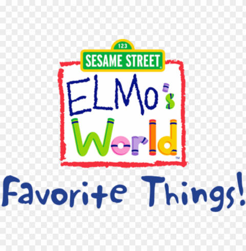 elmo's favorite things - sesame street si Clear background PNG elements