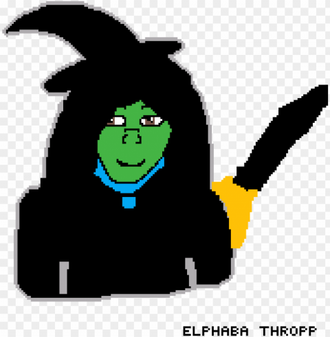 elphaba the not so wicked witch the west - illustratio Transparent PNG Isolation of Item