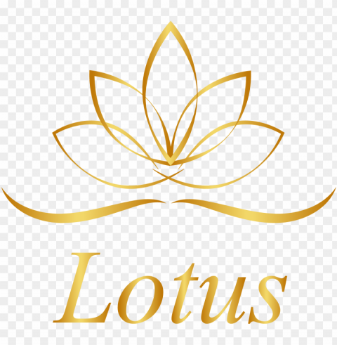 elumbo nucifera golden lotus awards clip art - golden lotus logo Isolated Subject in Clear Transparent PNG