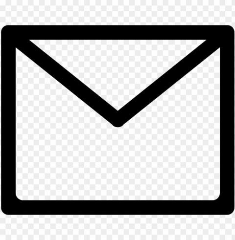 email envelope back outline svg icon free- email icon outline PNG pictures with alpha transparency