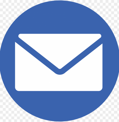 email icon dark blue Alpha channel transparent PNG