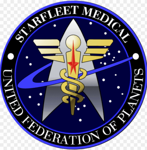 emblema medico frota estelar 1 - star trek emblem medical Free PNG