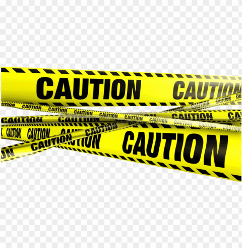 emergency situations often are related with word 'unexpected' - caution tape Isolated PNG Graphic with Transparency