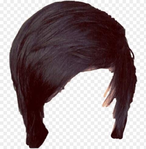 emohair sticker freetoedit - emo hair Transparent PNG Isolated Subject