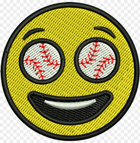 Emoji Baseball Eyes Iron PNG Image With Isolated Element