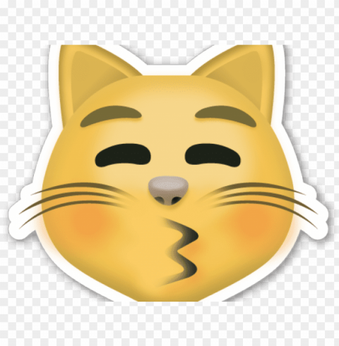 emoji clipart cat - emoji gato enamorado PNG for business use