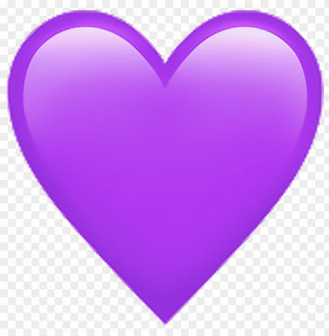 Emoji De Corazon Morado Clear Background PNG Isolated Graphic Design