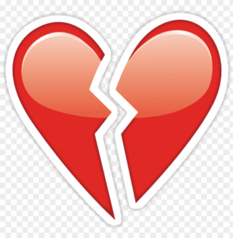 emoji heart broken heart emoji - broken heart emoji background PNG transparent photos for design