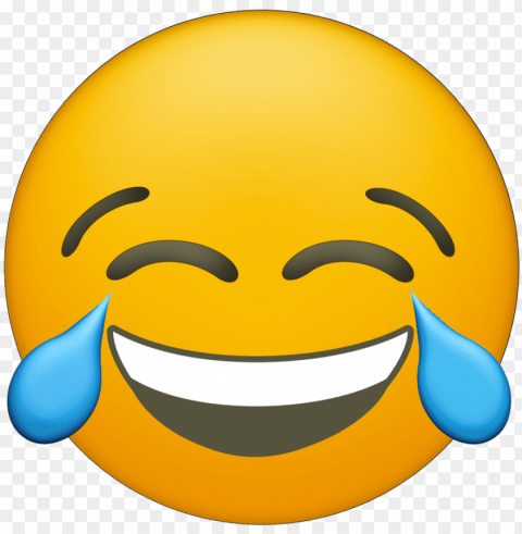emoji laughing crying Free PNG download no background