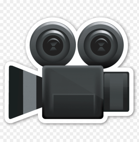 emoji movie camera transparent - camera emoji transparent background Isolated Design Element in PNG Format