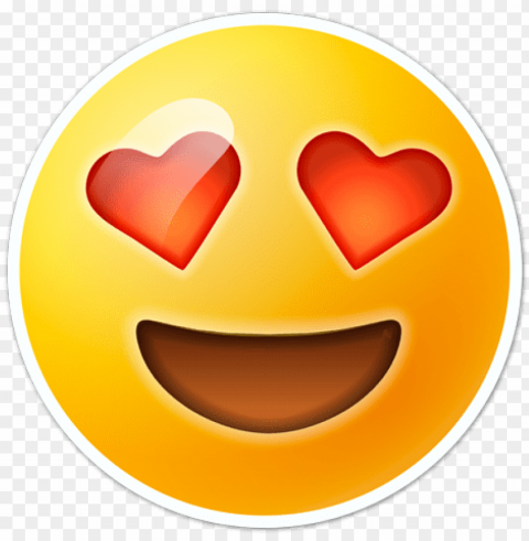 emoji ojos de corazon Free download PNG images with alpha channel