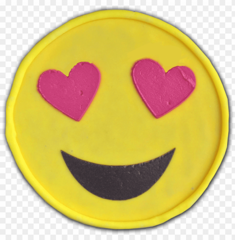 emoji pillow pink heart eyes Isolated Graphic on HighQuality PNG