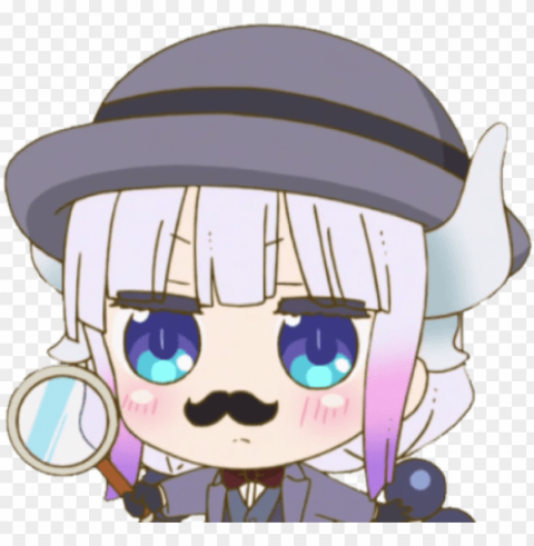emoji - detective kanna Isolated Design Element in Clear Transparent PNG